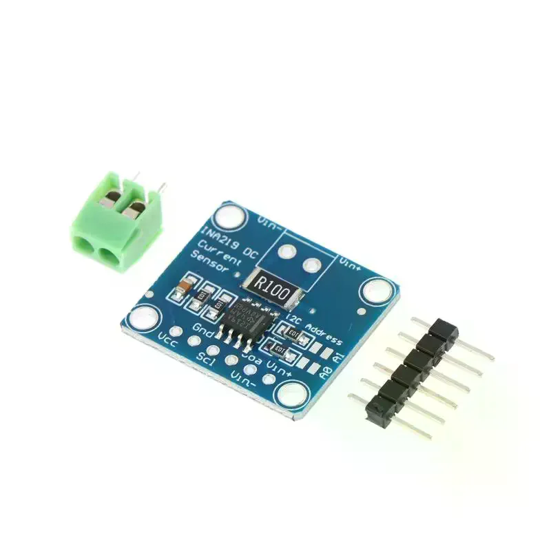 Picture 3: 1/3/5pcs INA219 Module Blue Board DIY 3V-5V IIC I2C MCU-219 Bidirectional Current Power Supply Monitoring Sensor Module