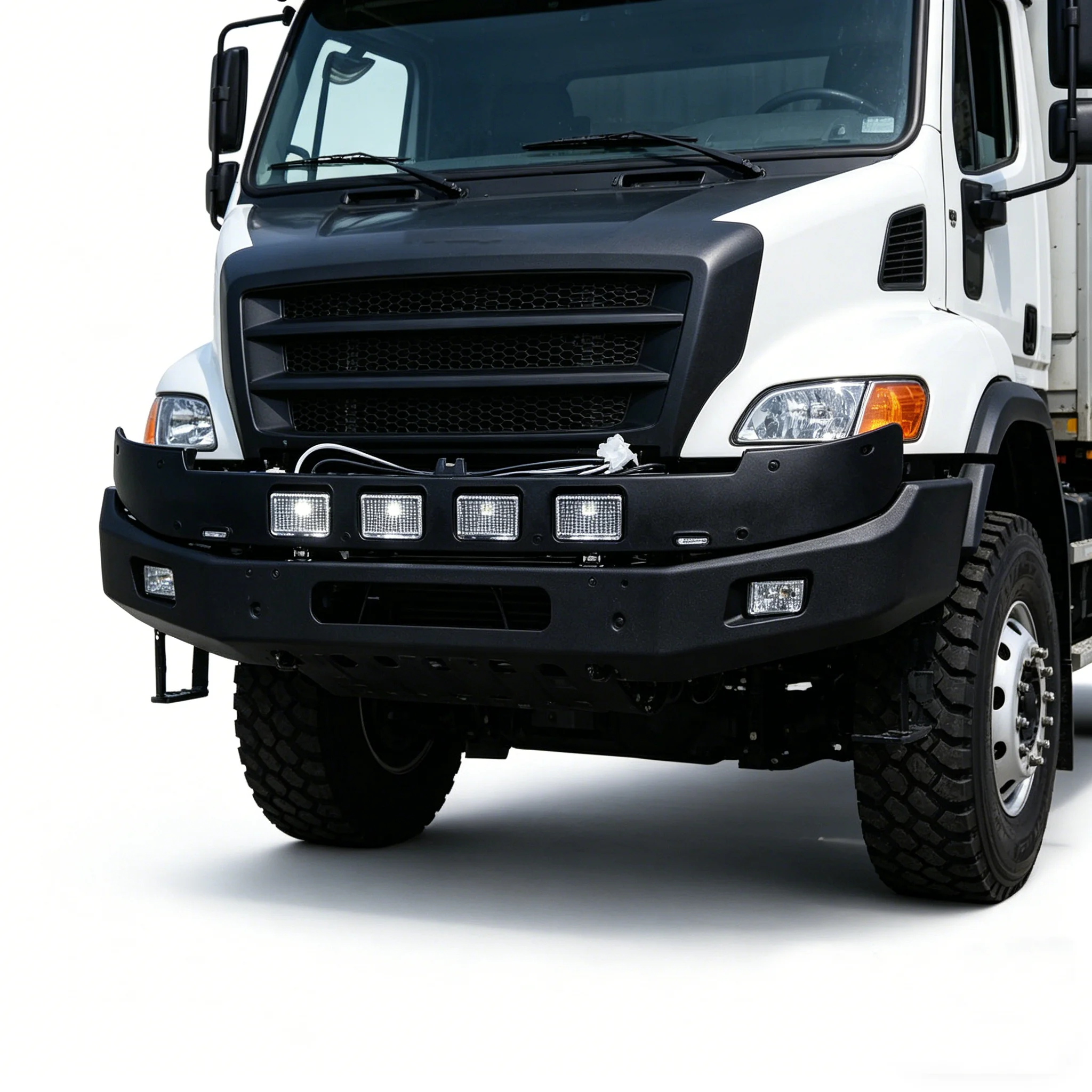 RC 1/14 LESU Plastic Visor Light 3V for Tamiya Tractor Truck Model for SCANIA MAN VOLVO Tripper Truck DIY Parts
