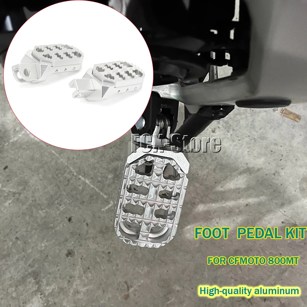 For CFMOTO CF MOTO 800MT 800 MT 800Mt 800mt Motorcycle Accessories CNC Aluminum Foot Pegs Footpeg Pedals Footrest