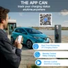 Afyeev-ポータブル電気自動車充電器,Wi-Fi付きEV充電器,アプリケーション,Bluetoothバージョン,リモコン,CEEプラグ,3相,タイプ2,11 kW,16A 5