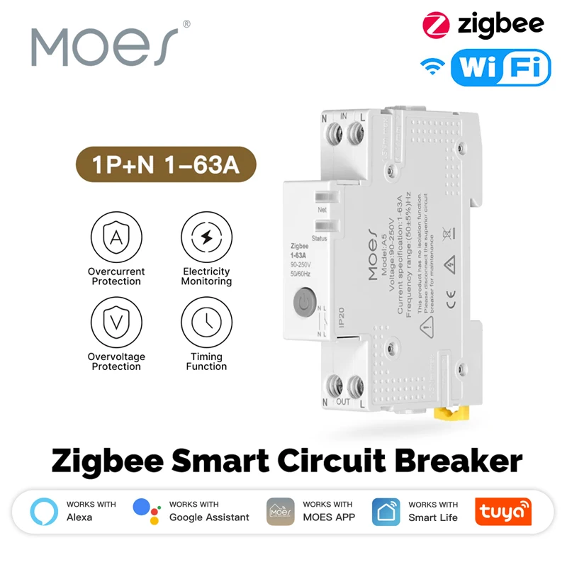 Moes Tuya Zigbee Sm…