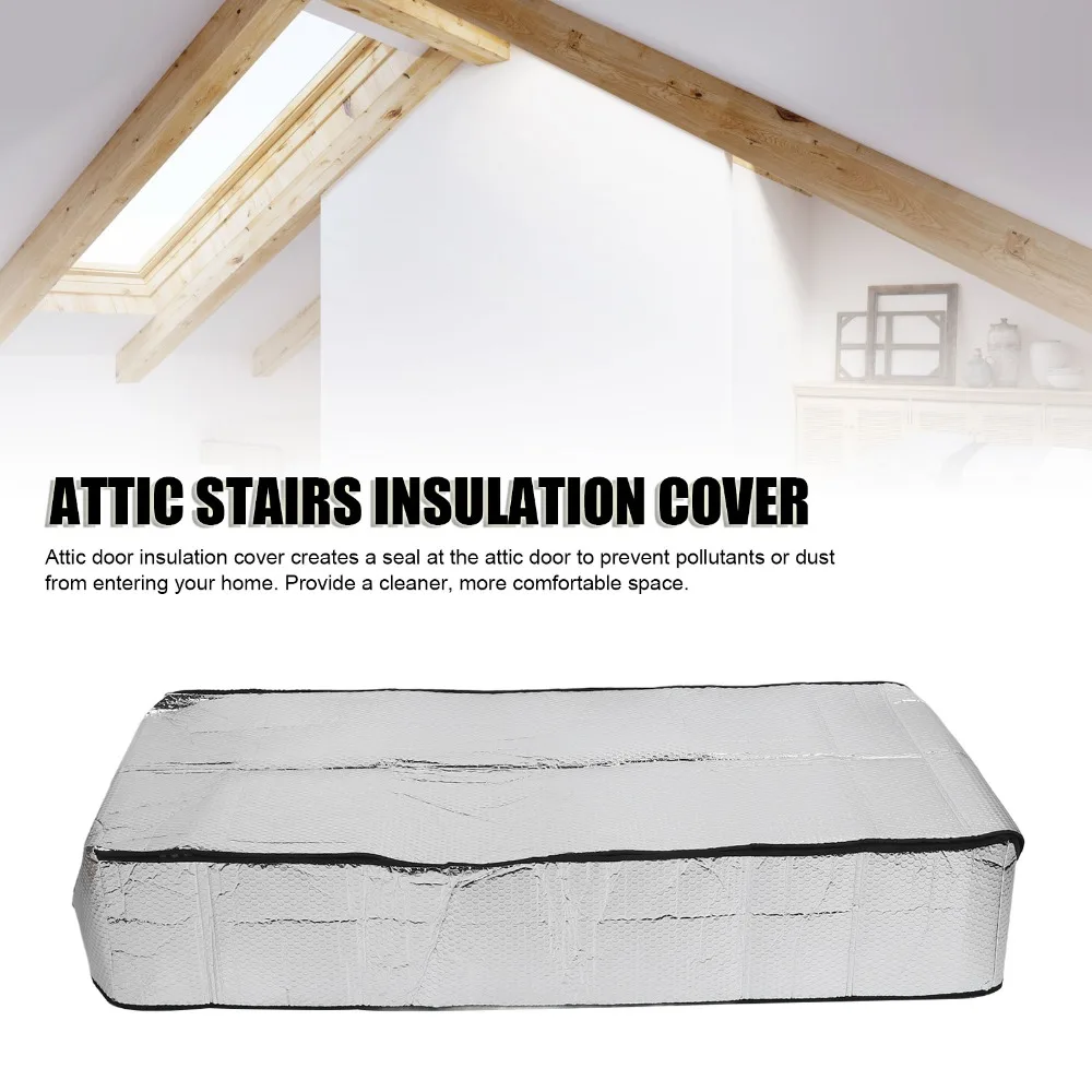 Aluminum Foil Attic Stair Cover Four Seasons Universal Dustproof Heat Preservation Cover Protective Heat Insulation Dust Cover