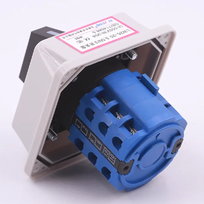LW26 Universal Rotary Switch 10A 20A 32A 3-Phase 380V Single-Phase 220V Motor Reverse And Forward Function DC 24V/48V