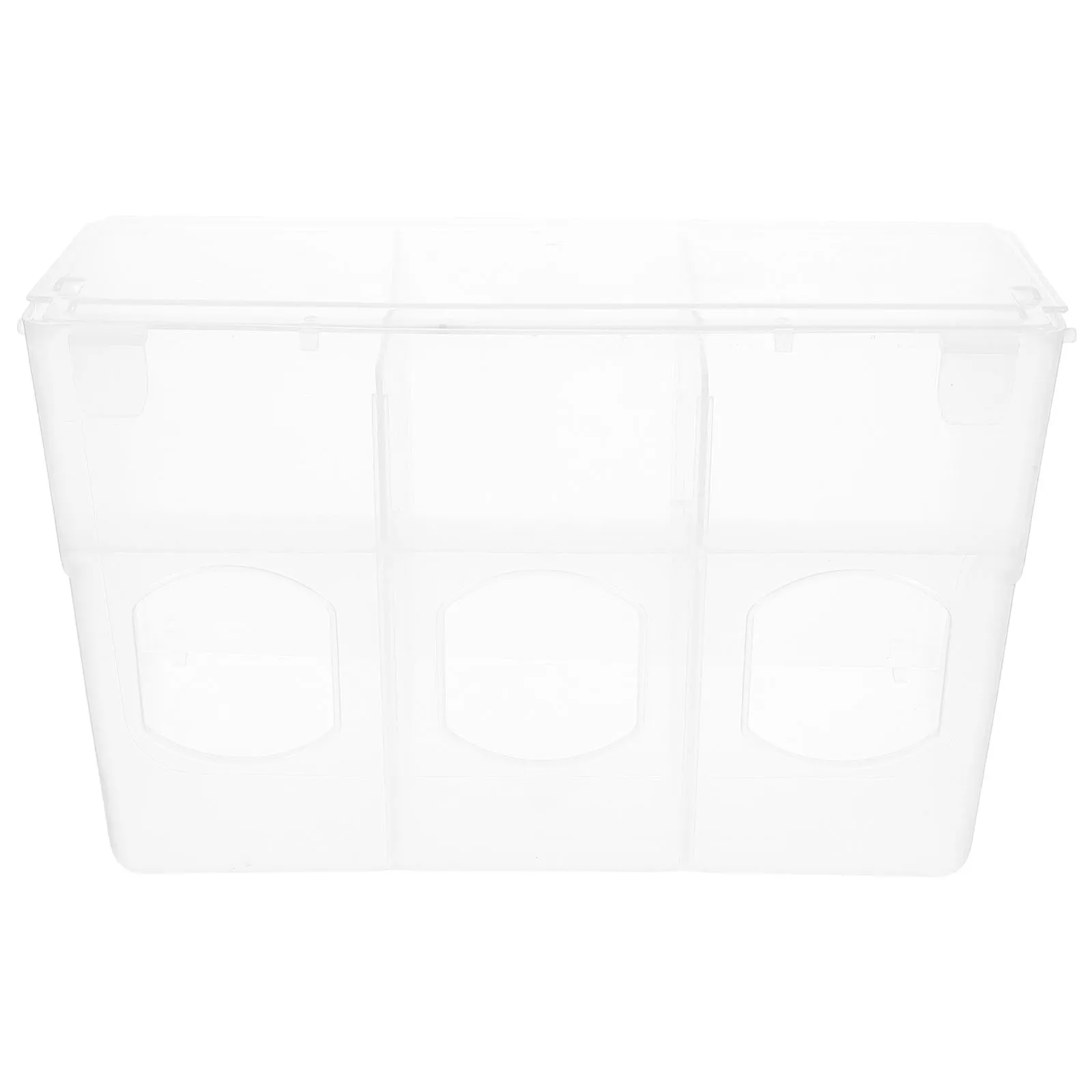 

Anti-Spill Food Bowl Feeder Lightweight Plastic Buckle Design Sift-Proof Bird Cage Feeder Portable Food Holder For Pigeons