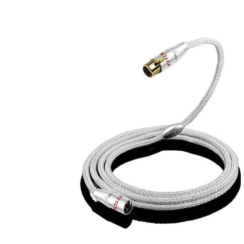 Elevate your audio experience with our premium Sterling Silver Cannon Line Audio Cable, meticulously engineered for