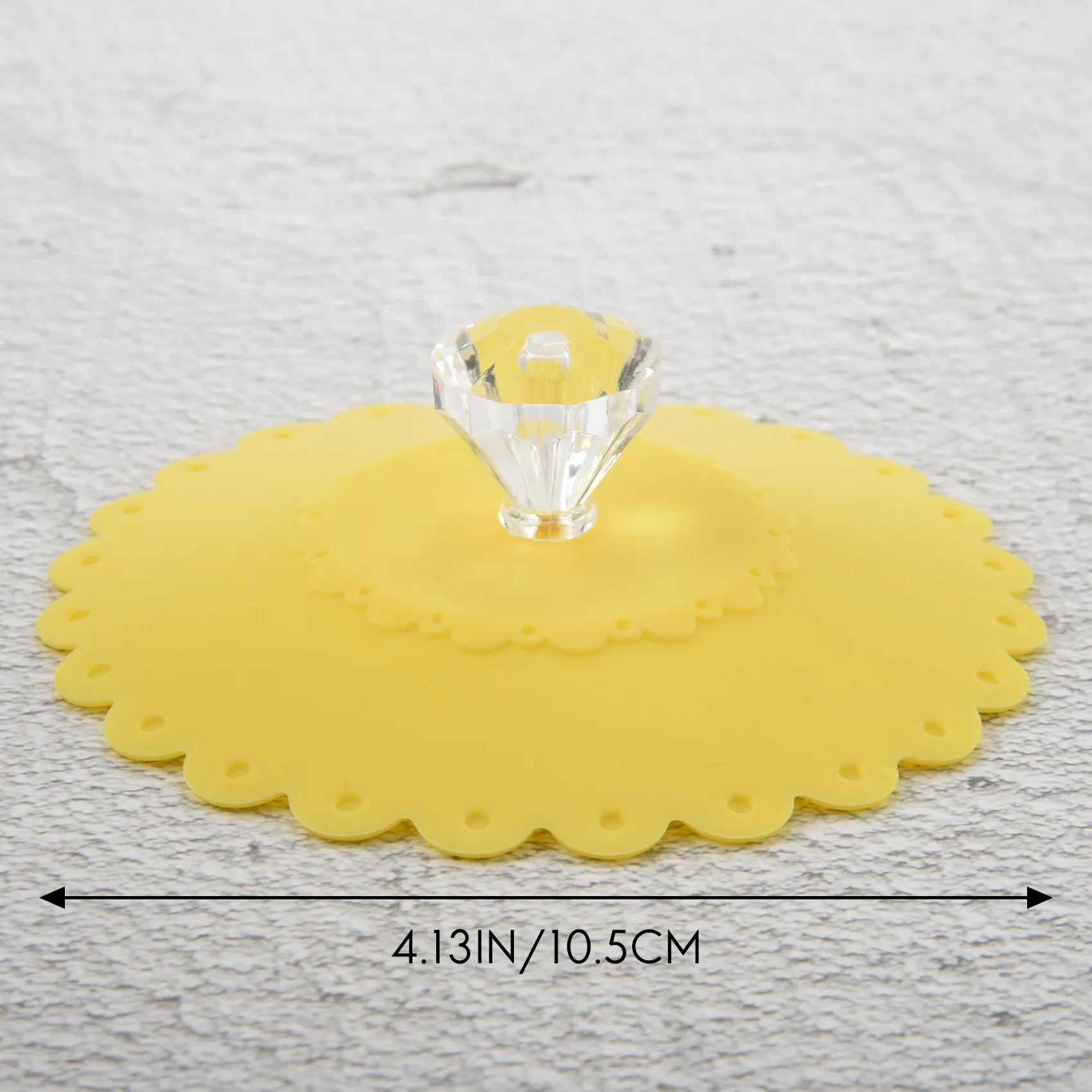 New 6PCS New Cute Anti-Dust Silicone Glass Cup Cover Coffee Mug Suction Seal Lid Cap Food Grade Creative Round Mug Cover