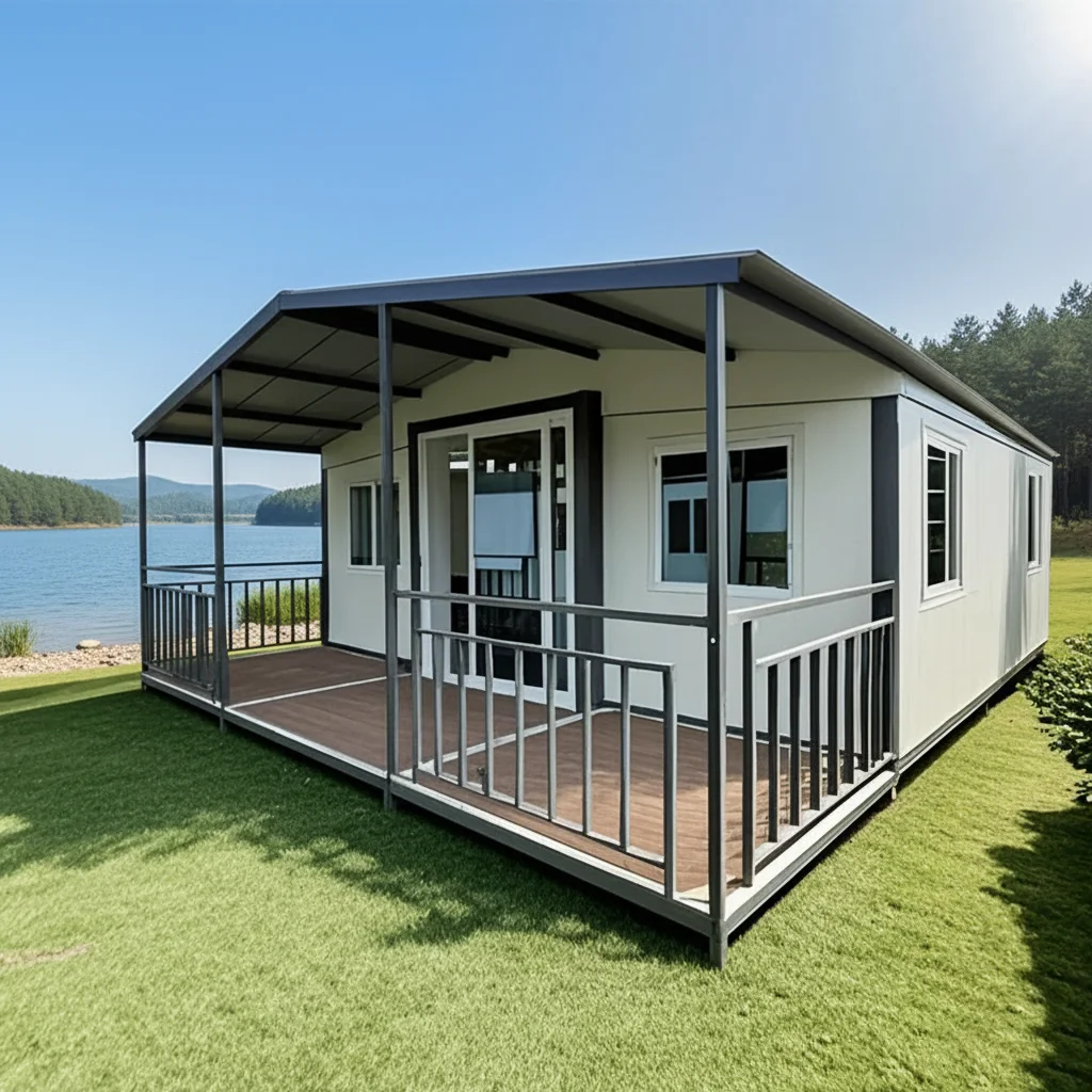 Low Price 20 Foot 40 Foot Expandable Office Container House with 3 Bedrooms and Foldable Movable Design Featuring A Terrace