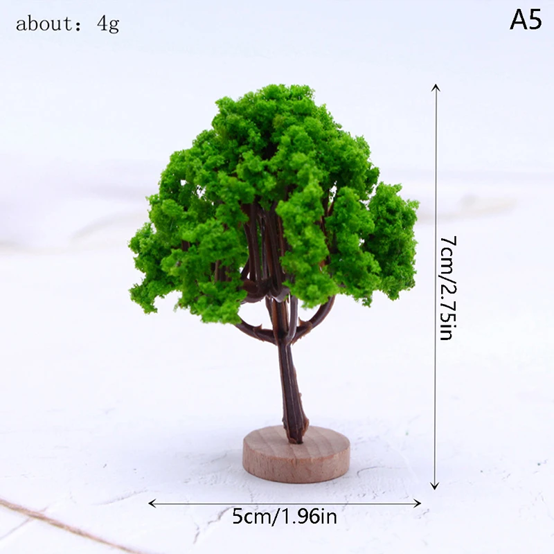 1 pçs miniaturas casa de bonecas micro paisagem mini modelo árvore para casa de boneca fadas jardim decorações crianças brinquedos diy