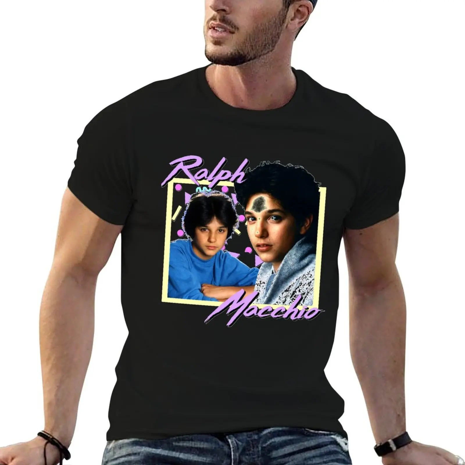 80s Ralph Macchio T-Shirt graphic t shirts tees anime t shirts plus size tops black t-shirts for men