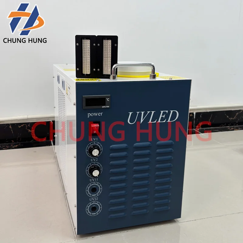 8020 UV flatbed printer UV LED curing drying UV lamp water-cooled UV LED curing lamp system complete set of UV printer ink curin