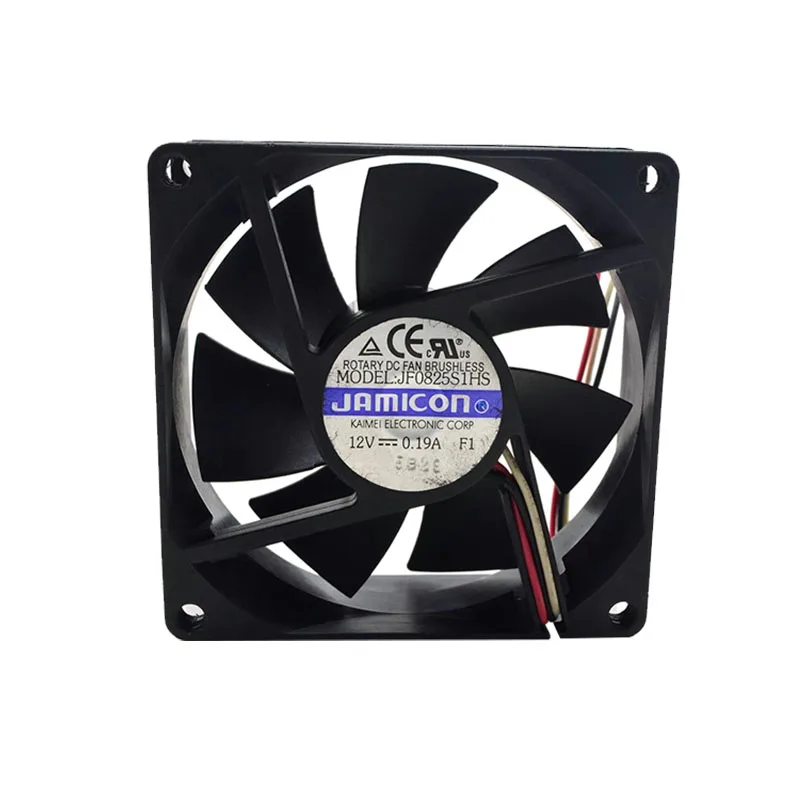 

НОВЫЙ ОРИГИНАЛЬНЫЙ JF0825S1HS DC 12 В 0,19 А 8025 80*80*25 мм 8 см ОХЛАЖДАЮЩИЙ ВЕНТИЛЯТОР