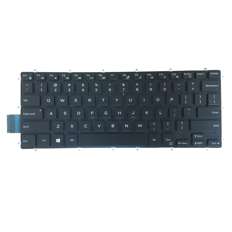 New Backlit US Keyboard For Dell Inspiron 5370 5379 7375 5369 5579 7378 14 7460 7466 7467 15 7560 7569 7579 Latitude 13 3379