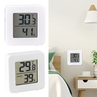 Digital Thermometer Hygrometer Mini LCD Temperature Humidity Meter Portable Thermometer Practical Household Tool Parts