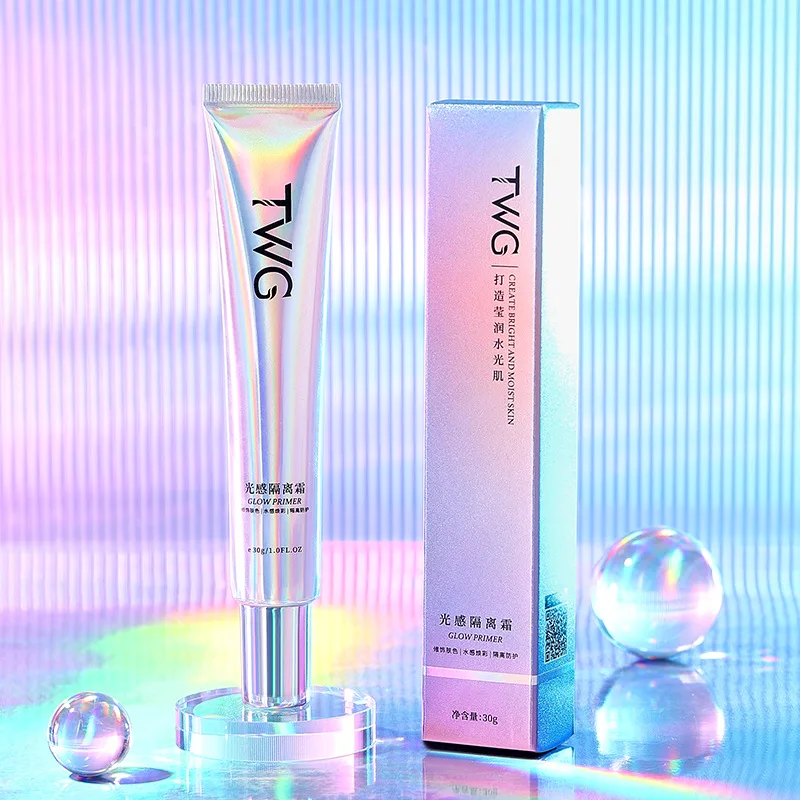 保湿メイクアッププライマー,目に見えない毛穴の隔離,ファンデーション,顔のベース,明るくさわやかな化粧品