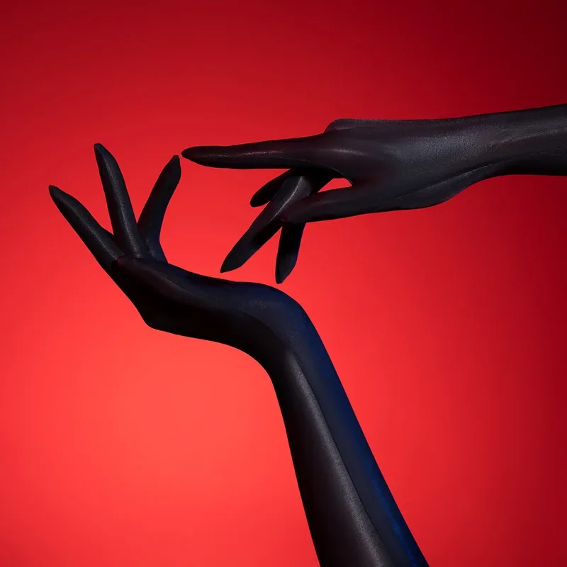 Women Sexy Gloves High Elastic Ultra-Thin Oil Shiny Seamless Invisible Medium Tube Long Sleeve High Density Porno Party Clubwear