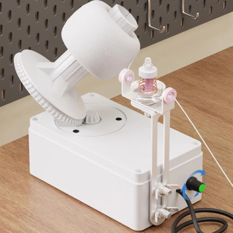 Adjustable Speed and Tension for Neat Balls of Yarn, Automatic Electric Winder USB Powered Knitting Tool