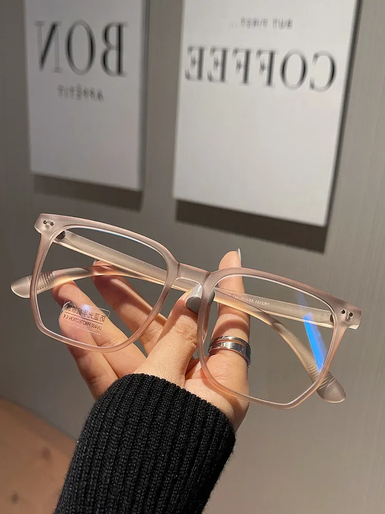 Runde Brillen transparente Computer brille Rahmen Frauen Männer Anti Blaulicht blockierende Brille optische Brille Brille – Detail 11