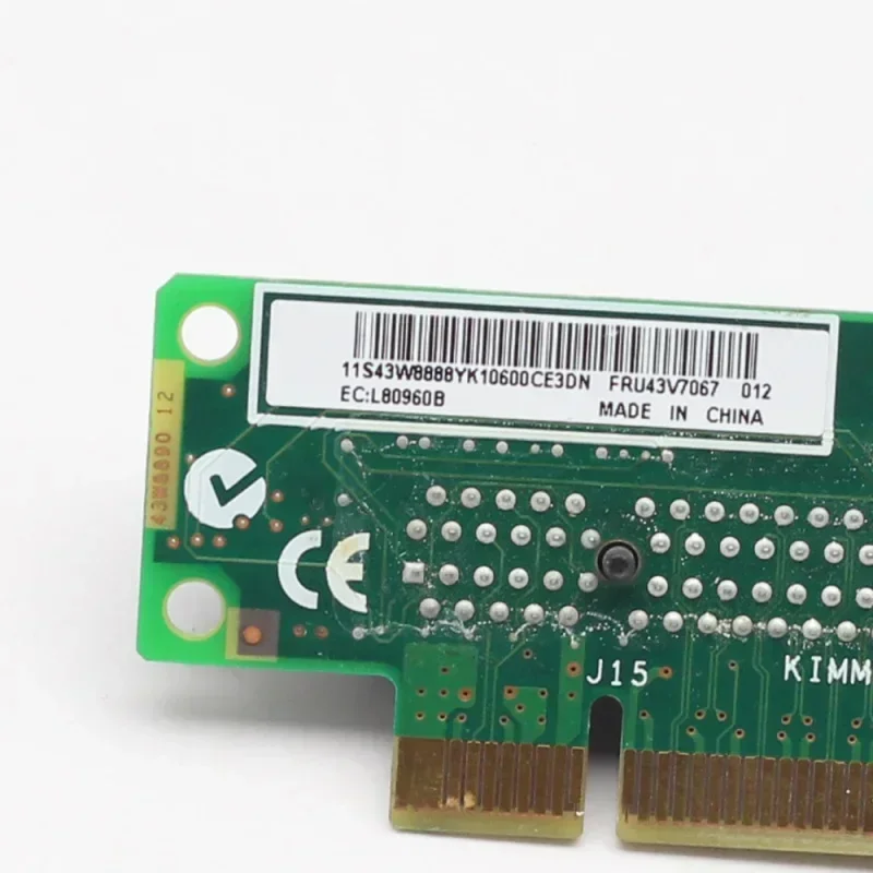 43V7067 FOR IBM XSeries X3550 M2 M3 X3650 M2 M3 SATA PCI-E Riser Card USB Reader PCIe SAS Expander Riser Card 43W8888 L80960B