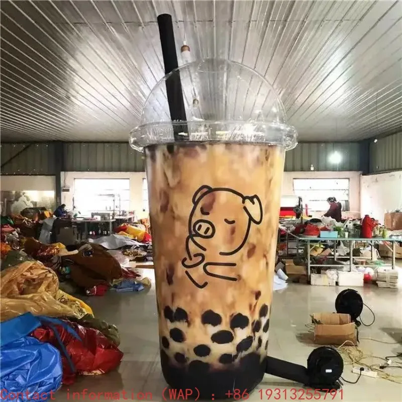 

【Best-selling】Make Large Thickened Luminous Inflatable PVC Milk Cups, Beverage Bottles, Cans, Walking Cartoon Air Model