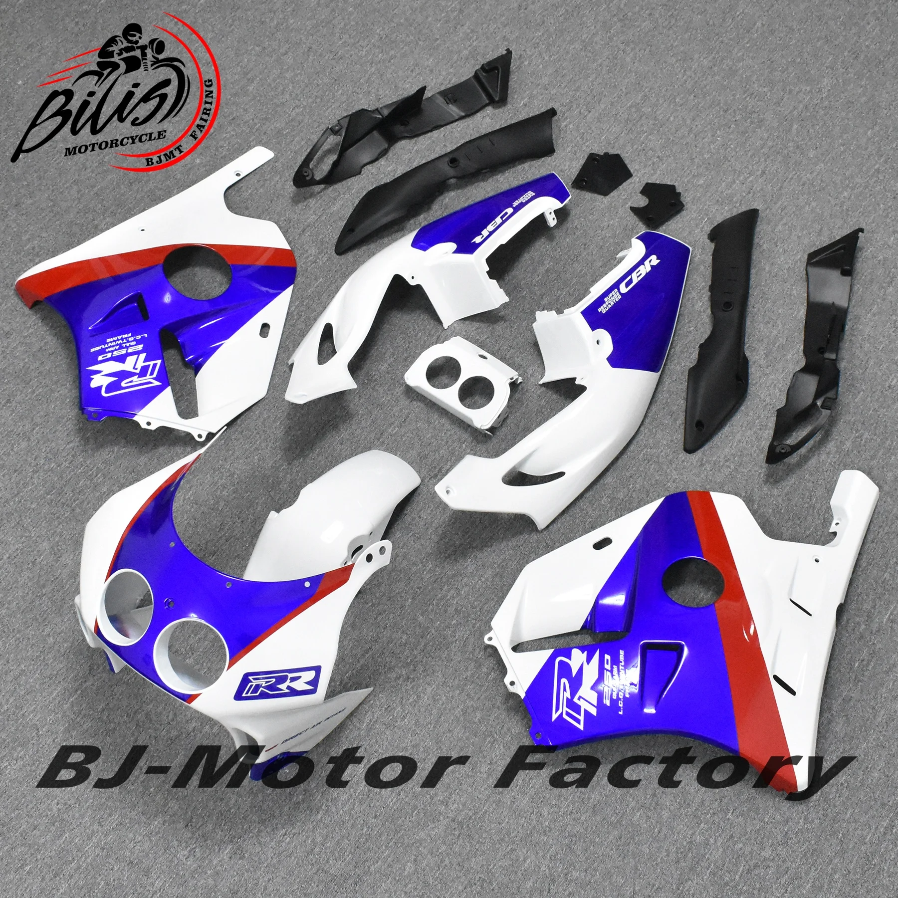 

Motorcycle Fairing Kit fits for CBR250RR MC22 1990 1991 1992 1993 1994-1999 Fairing Blue White Red motorcycle
