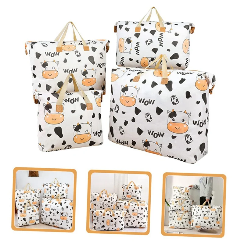 Large Capacity Storage Bag With Handle Capacity Clothes Storage Bag Organizer With Handle,Foldable Closet Organizer