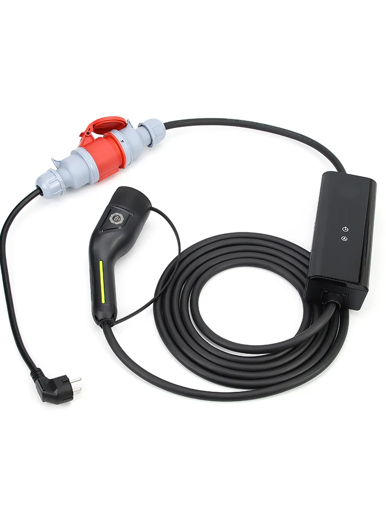 Type B 11KW 16A 3-fase elektrische autolader EV Wallbox snellaadstation Type 2 30mA-AC/6mA-DC - afbeelding 2