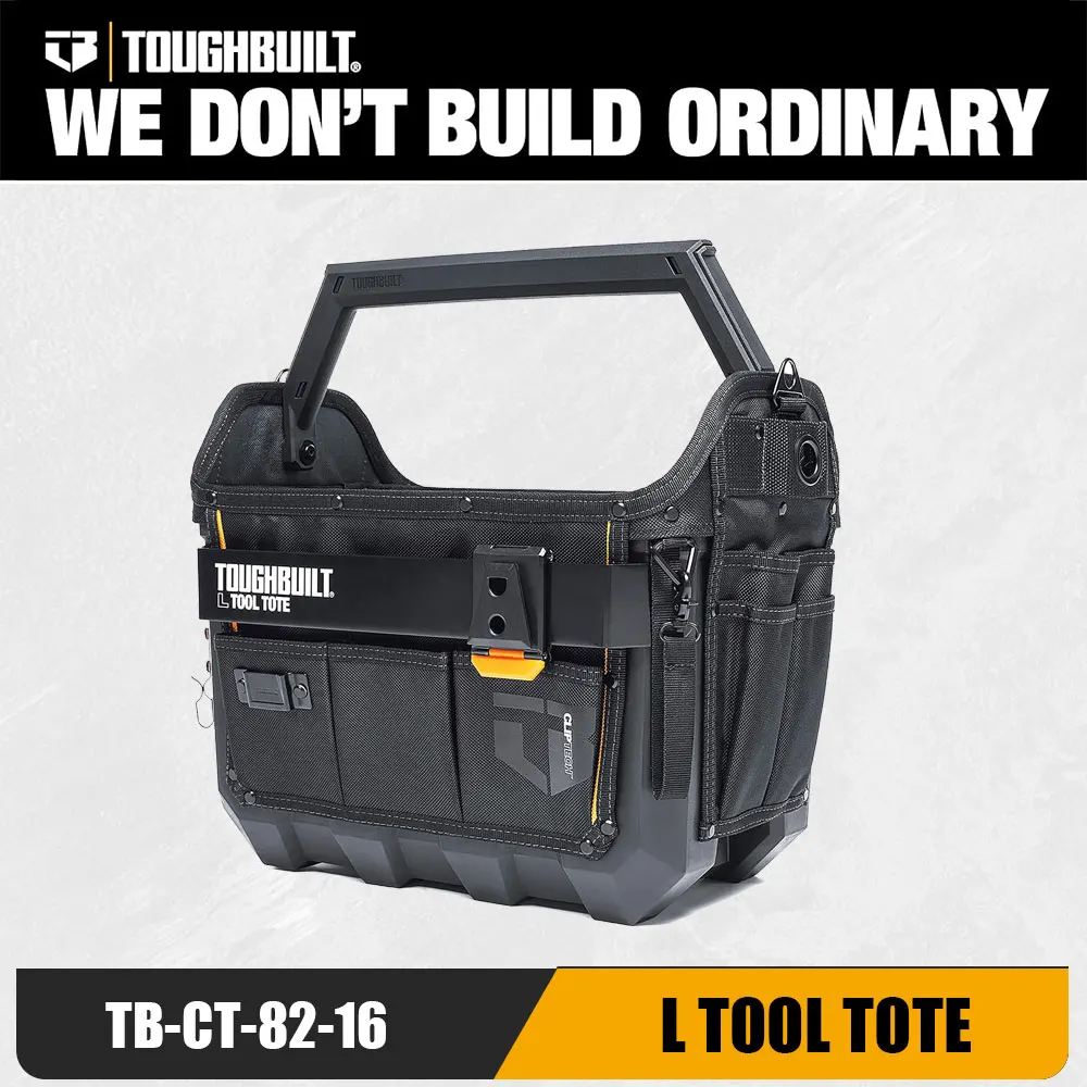 

1 шт. TOUGHBUILT TB-CT-82-16 большая сумка для хранения инструментов, органайзер для инструментов, сумка для инструментов