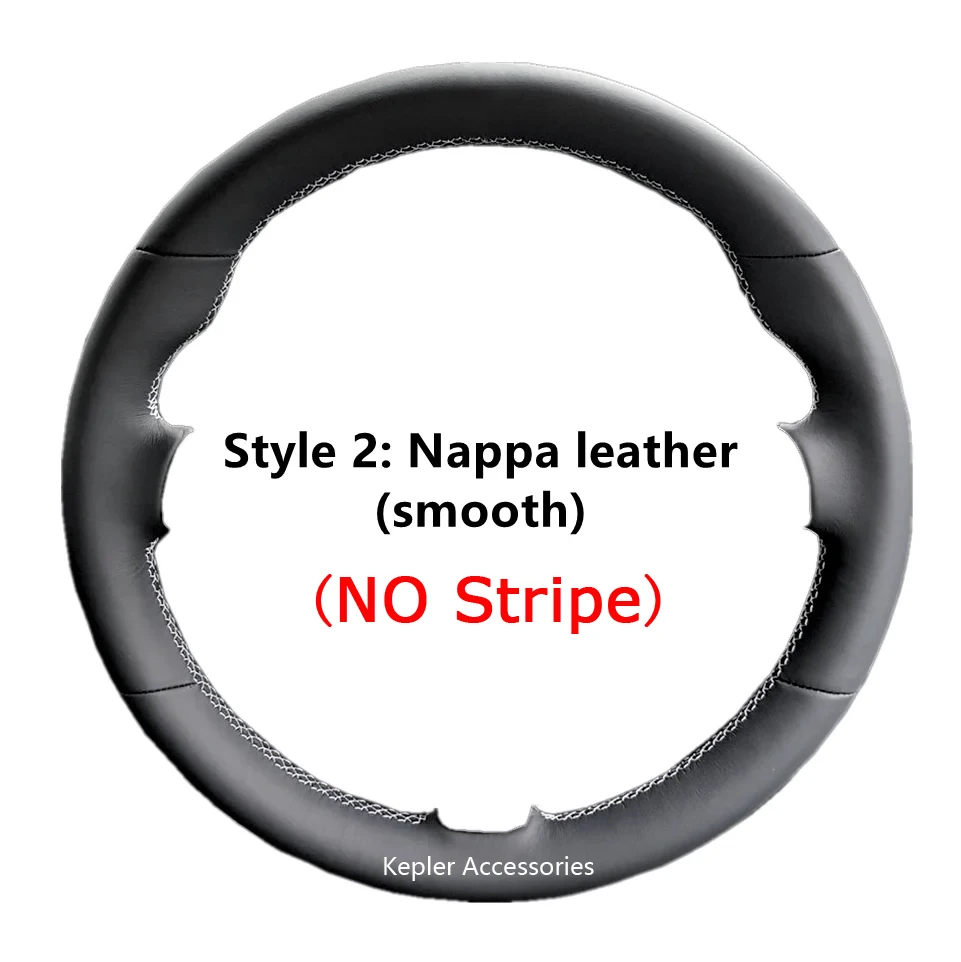 Genuine Leather Yellow Thread Steering Wheel Cover for Alcantera Car Accessories for Land Rover RANGE ROVER VELAP EVOQUE 3