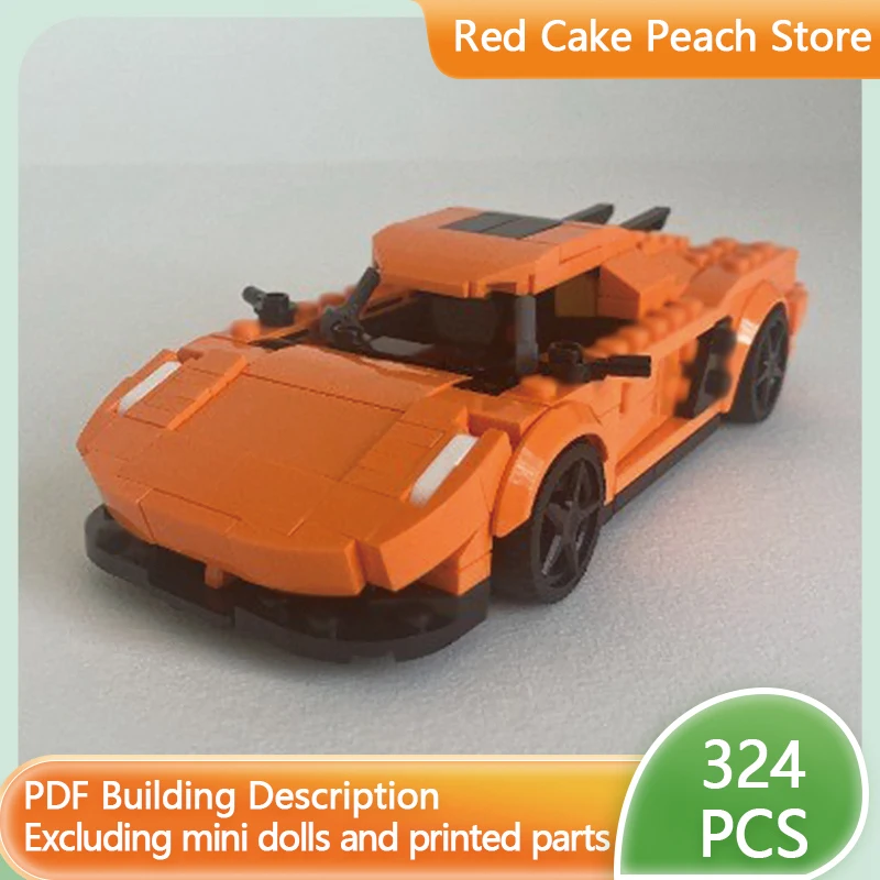 

Speed Racing Car Model MOC Building Bricks High-Performance Supercar Modular Technology Children Holiday Gifts Assemble Toy Suit