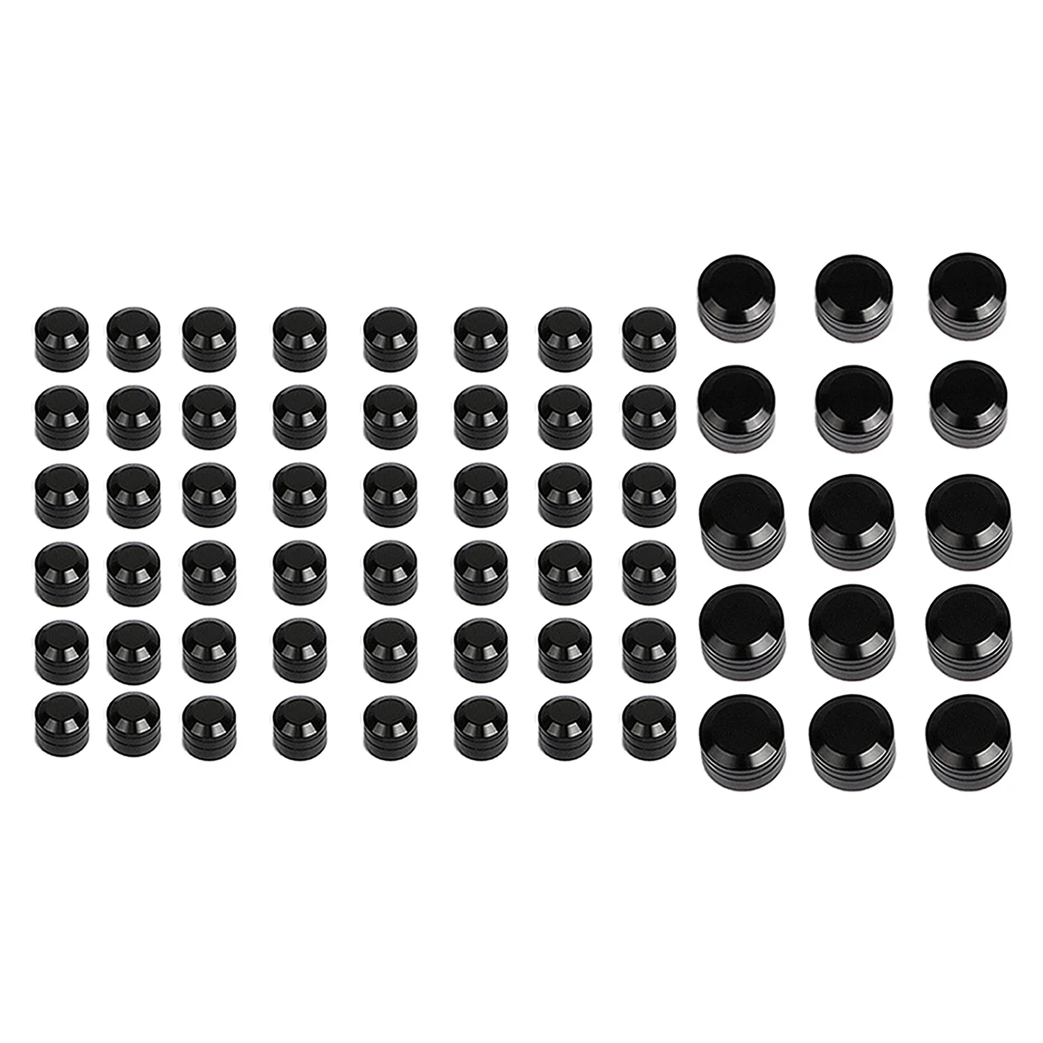 Motorcycle Black CNC Engine Bolt Cover Caps Fit For Harley 2000-2006 Softail Twin Cam Night Train Fat Boy FLSTF 63x Accessories