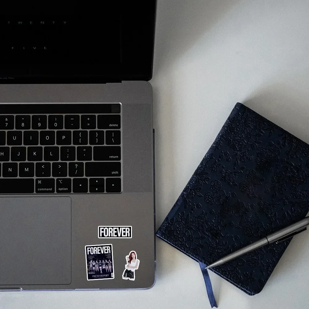 Kpop BABYMONSTER Stickers New Album FOREVER HD Printd Waterproof Sticker DIY Deco Notebook Stationery HARAM AHYEON Fans Gifts