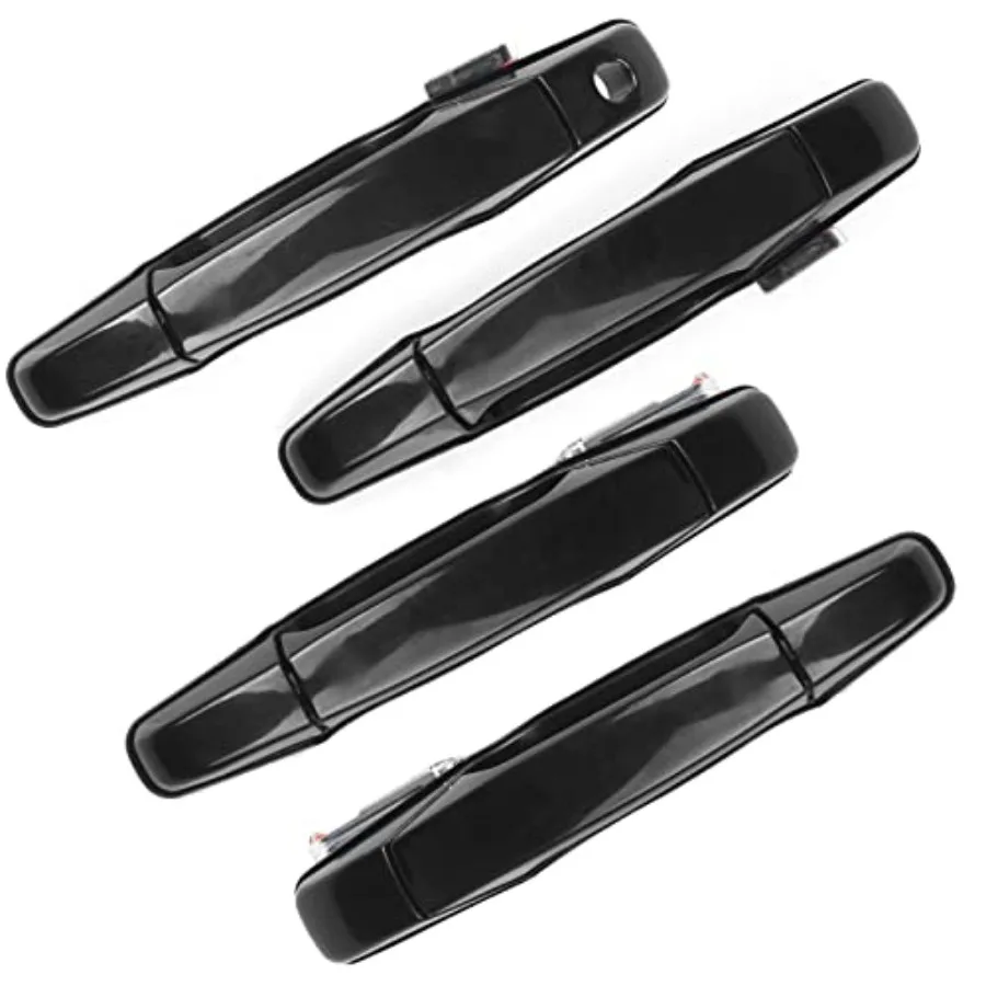

Exterior Outside Door Handle 4PCS Front Rear Driver and Passenger fits 2007-2014 Cadillac Escalade Chevy Avalanche Silverado Su