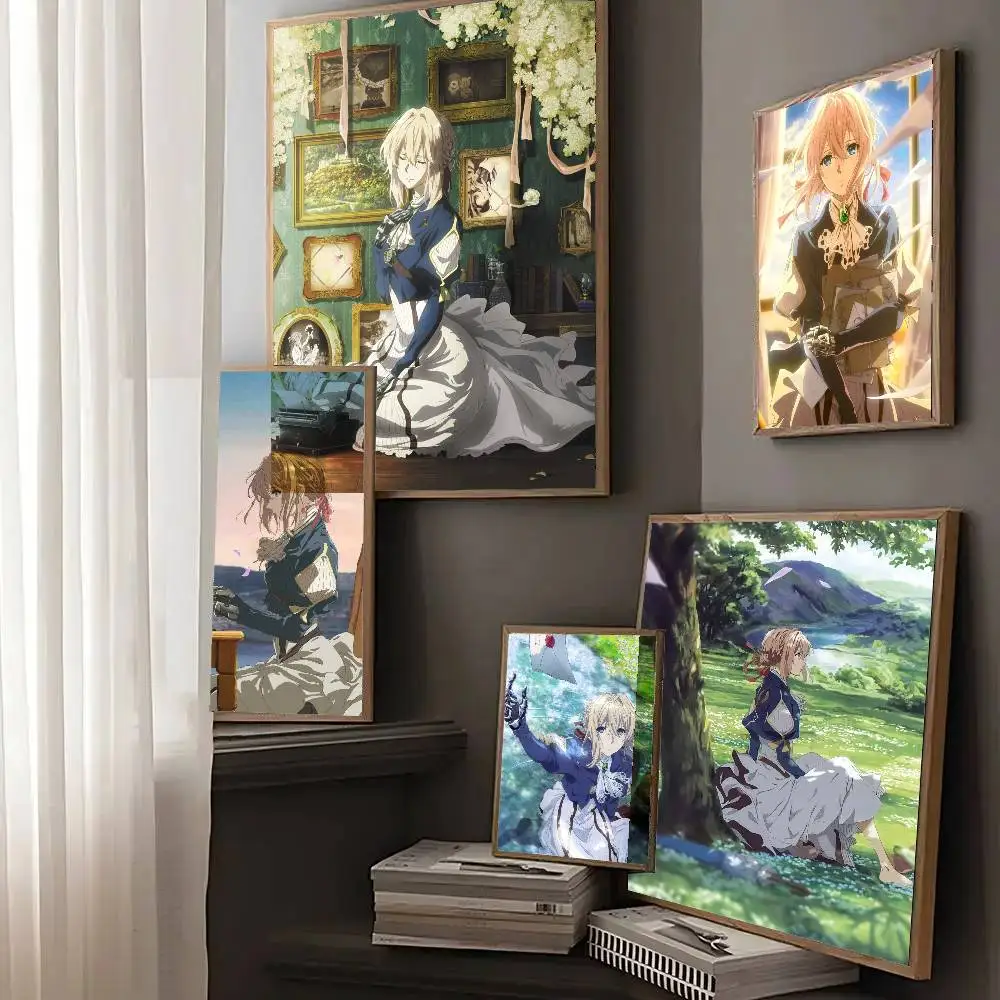 Violet Evergarden Anime Poster And Prints Wall Art Pictures For Modern Bedroom Game Room Home Decor