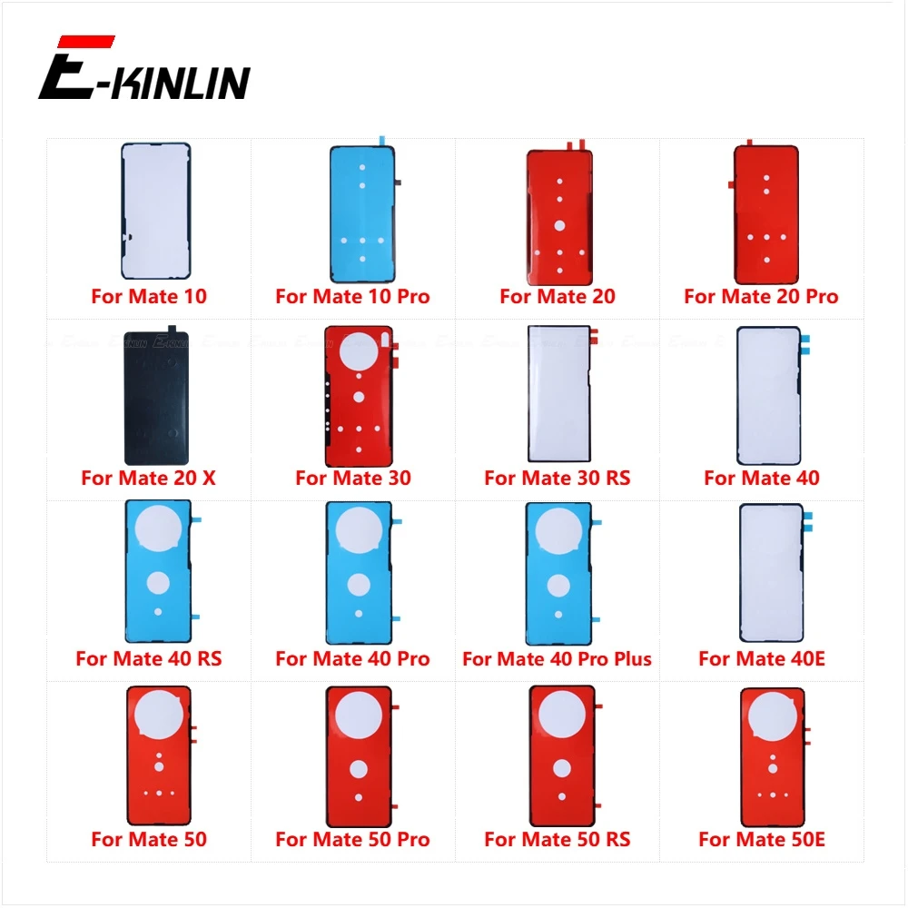 Housing Adhesive Back Battery Cover Rear Sticker Glue Tape For HuaWei Mate 10 20X 20 X 30 40 40E 50 50E Pro Plus RS Parts