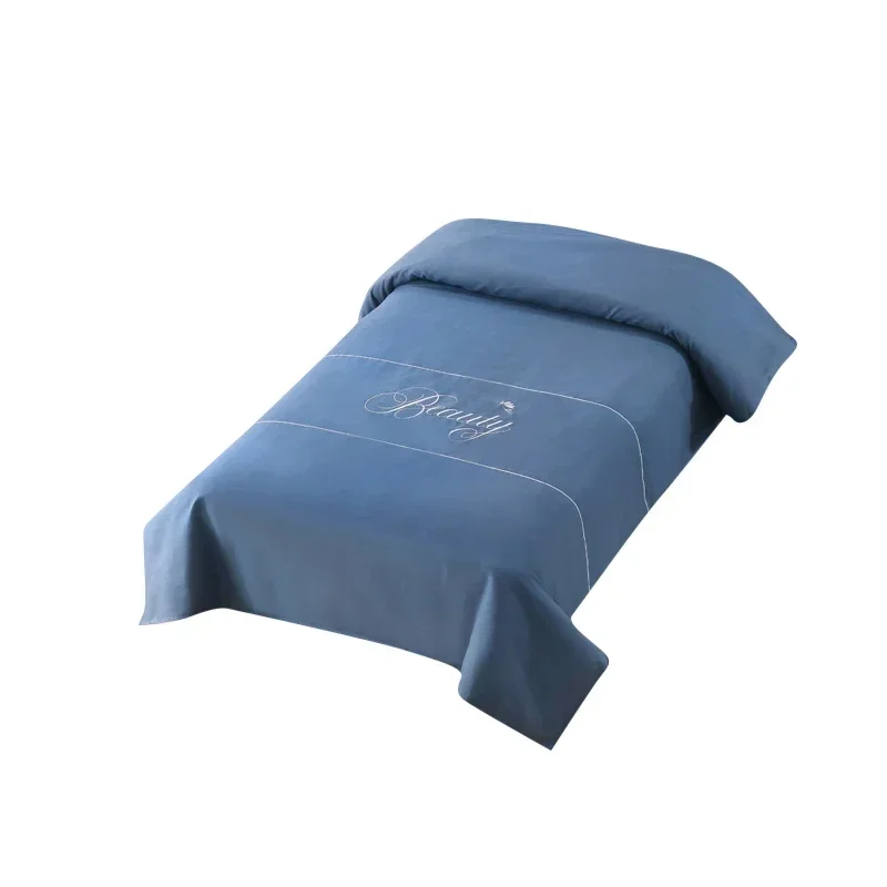 Embroideried Quilt Cover for Beauty Salon Hotel Message Spa Use Dulvet Cover Comferter Blankets,120X180CM