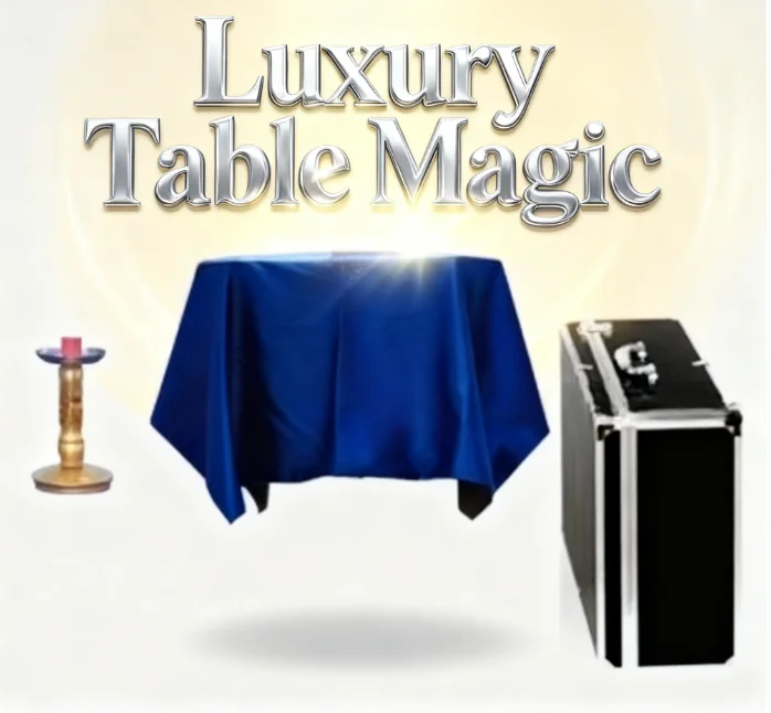 

Large Premium Floating Table + Anti Gravity Box & Candlestick Stage Levitation Magic Gimmicks Magic Prop‌ Deluxe Quality Trick