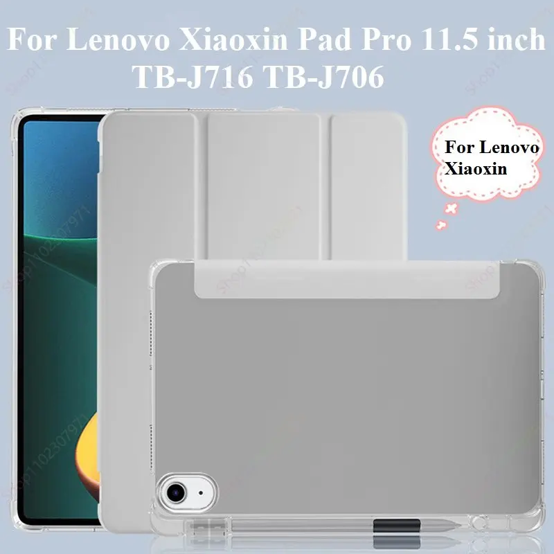 Mit Bleistift Halter Fall für Lenovo Tab P11 Pro TB-J706F TB-J716F Ultra-Dünne, Weiche Abdeckung für Lenovo Tab P11 pro TB-J706F TB-J716F