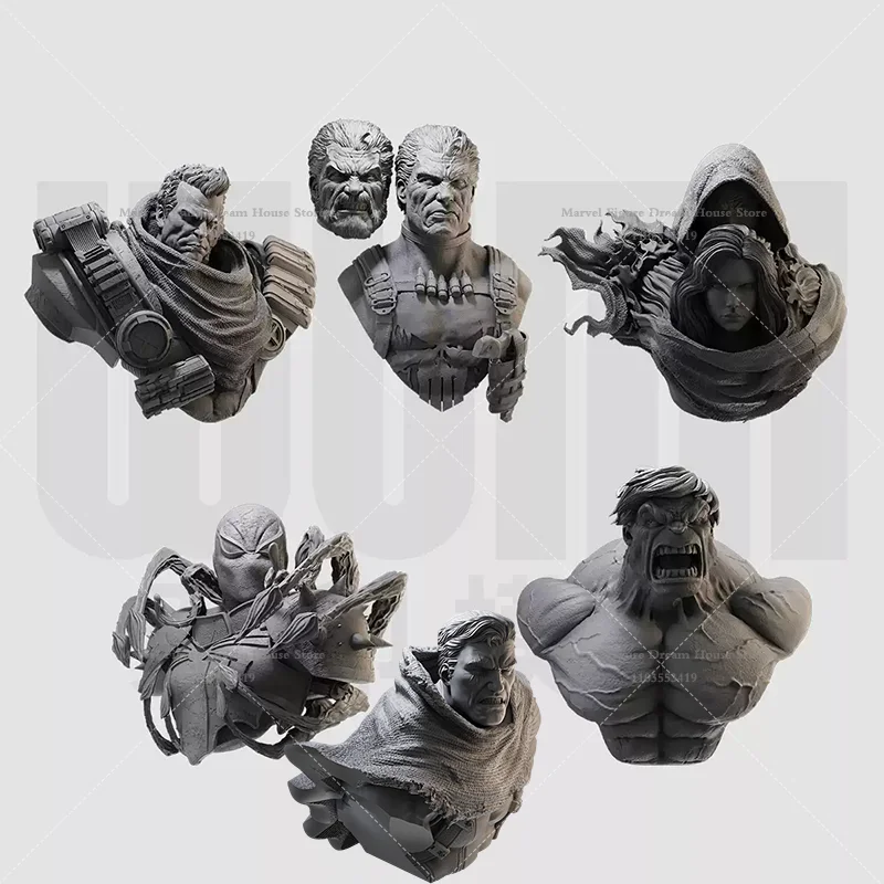 

1/16 1/10 Scale DIY GK 3D Bust Resin Un-panited White Self-assembly Dolls Special Ability User‌ Tandy and Tyrone Nathan Frank