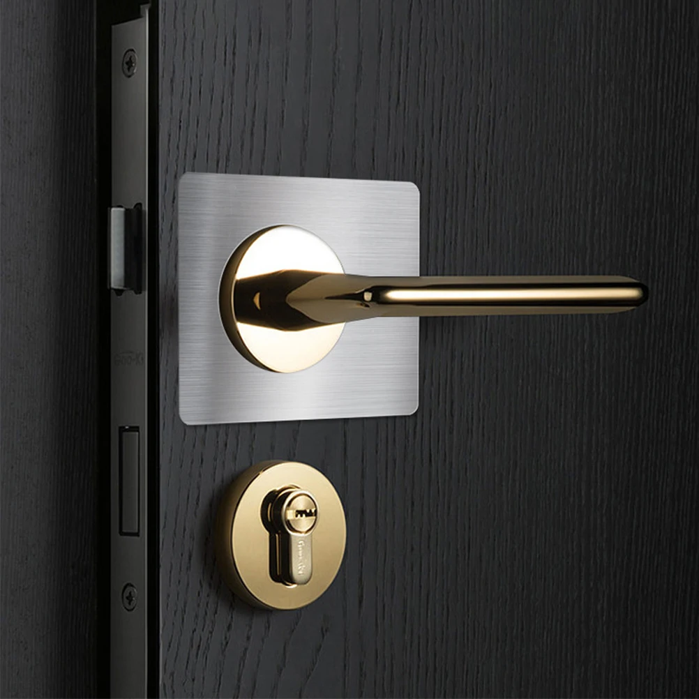 

8pcs Door Knob Reinforcement Plate Stainless Steel Door Repair Plate For Damaged Areas Cover Heavy Duty Deadbolt