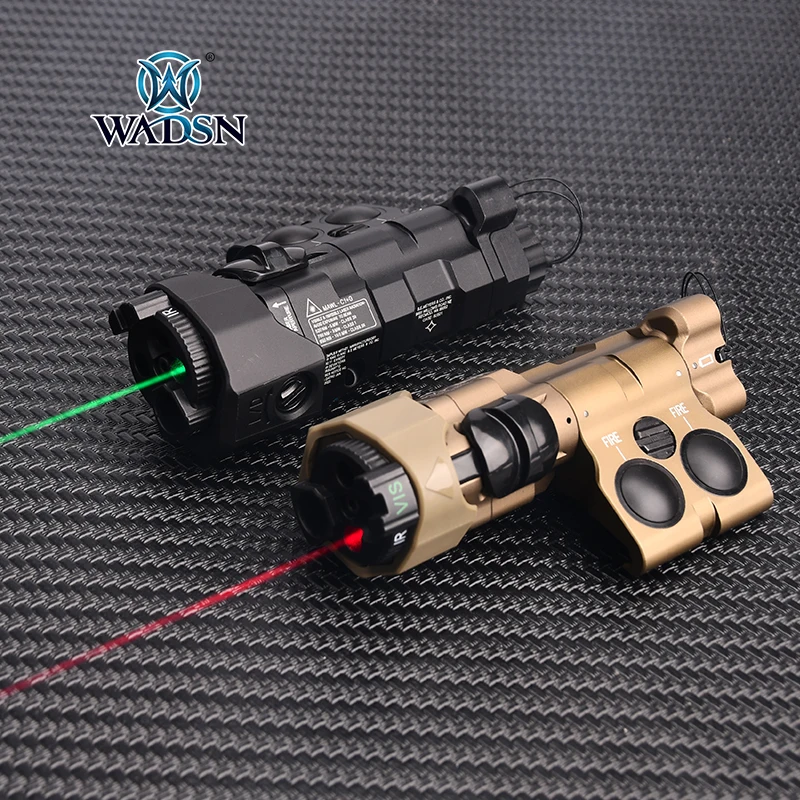 New Upgraded MAWL-C1 Tactical Airsoft All Metal CNC LED Aiming MAWL Red Dot Green Blue Hunting Weapon Lights IR Laser