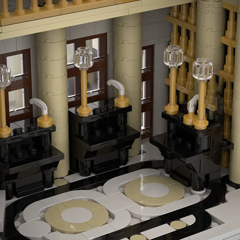 Modello di film magico MOC Mattoni da costruzione L'architettura nel film Tecnologia modulare Regalo Vacanza Assemblare Giocattolo per bambini