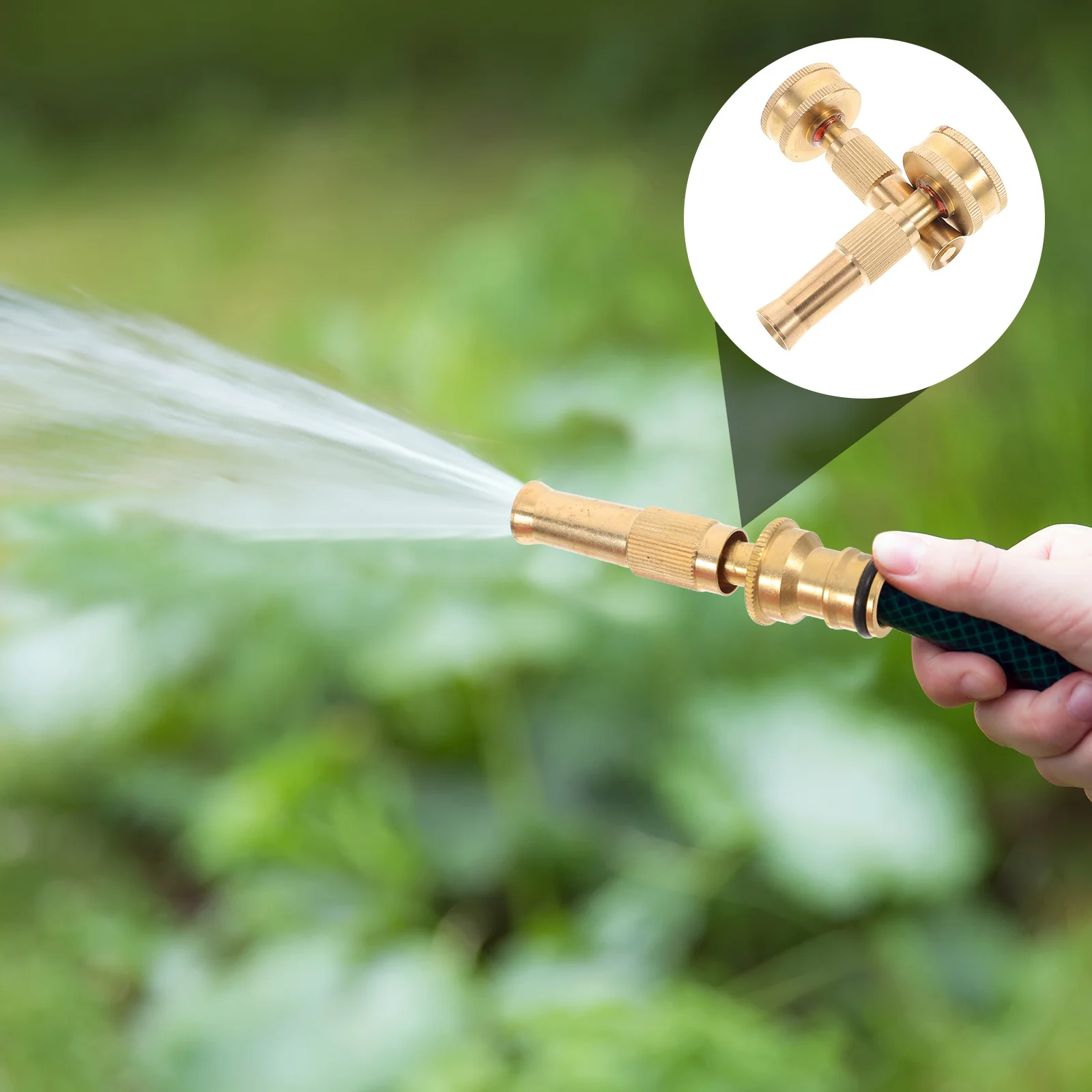 2 قطعة فوهة التغشية النحاسية موصل ارتداء مقاومة للاستخدام الآمن طويلة الأمد خرطوم المياه خرطوم البخاخ الفوهات فوهة الرش #5