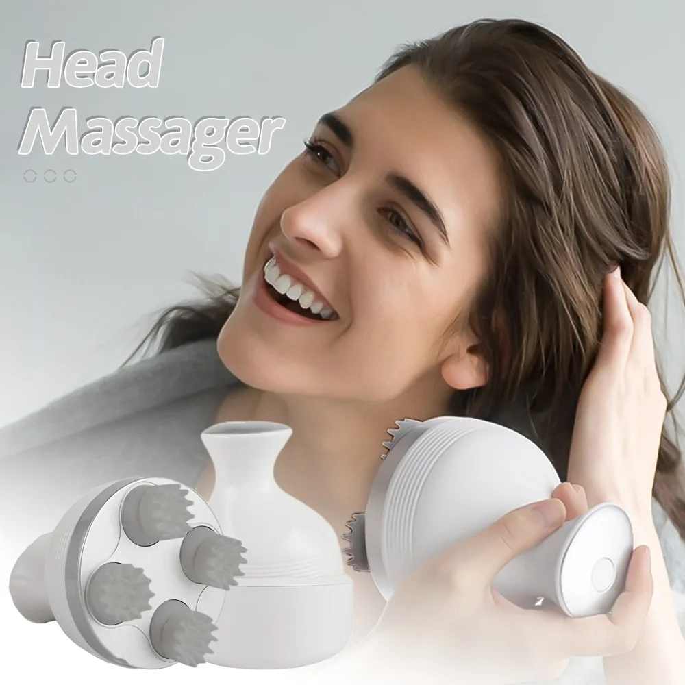 

Electric Head Massager 3D Wireless Scalp Massager Body Massage Health Care Shoulder Neck Deep Tissue Kneading Massage