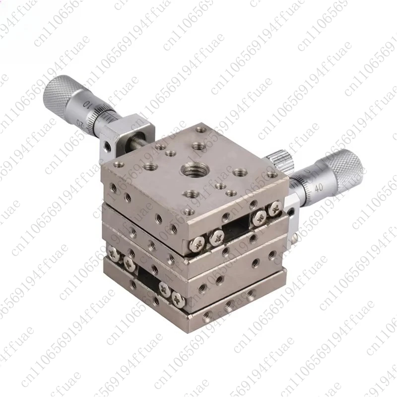 XY-محور كروي خطي طاولة يدوية لآلات CNC JXY-60-16H عالية الصلابة الصلب 60 مللي متر طاولة الترجمة