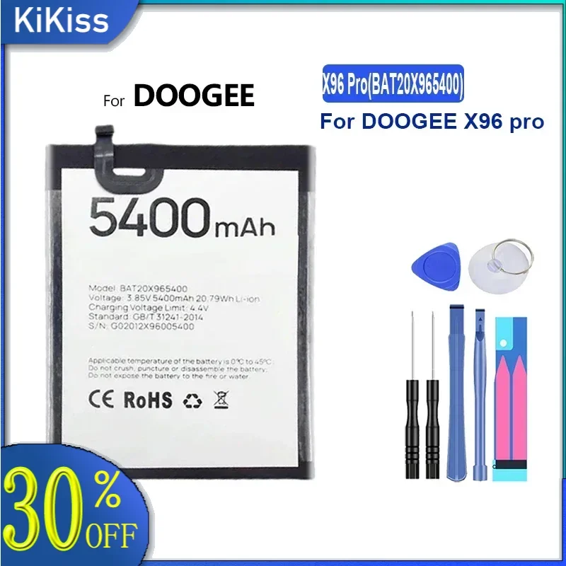 Battery 5400mAh BAT20X965400 For DOOGEE X96 Pro