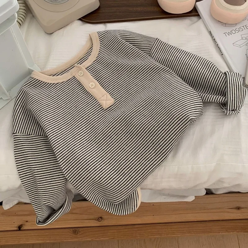 Sudadera para niños y niñas, ropa superior, camiseta cálida de manga larga para primavera, ropa para niños de 1 a 6 años