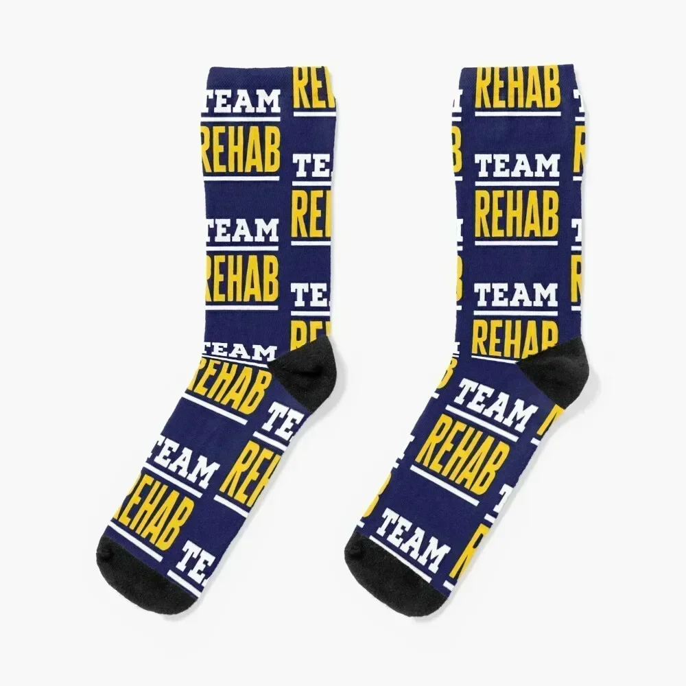 Team Rehab Occupational Therapy Therapist Socks designer Run sheer Running Socks Men's Women's