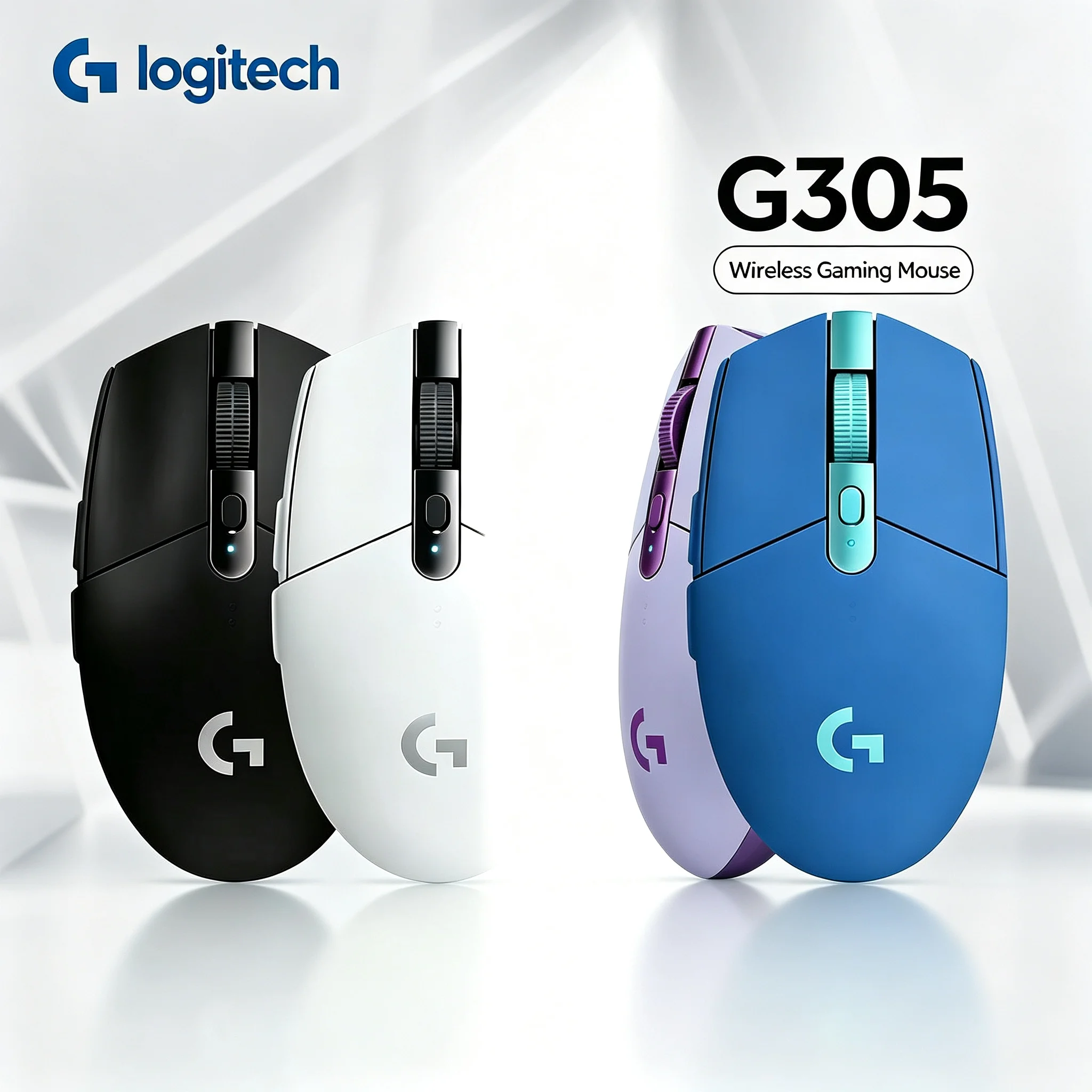 Logitech G305 Portable Wireless Gaming Mouse HERO 12000 DPI Sensor 2.4G Wireless Mice For PC Laptop Game Playing