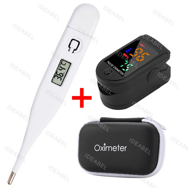 Digital Thermometer Accurate Oral Armpit Temperature Reading Fever Alert Termometer Baby Thermometers Pulse Oximeter Finger gallery 2