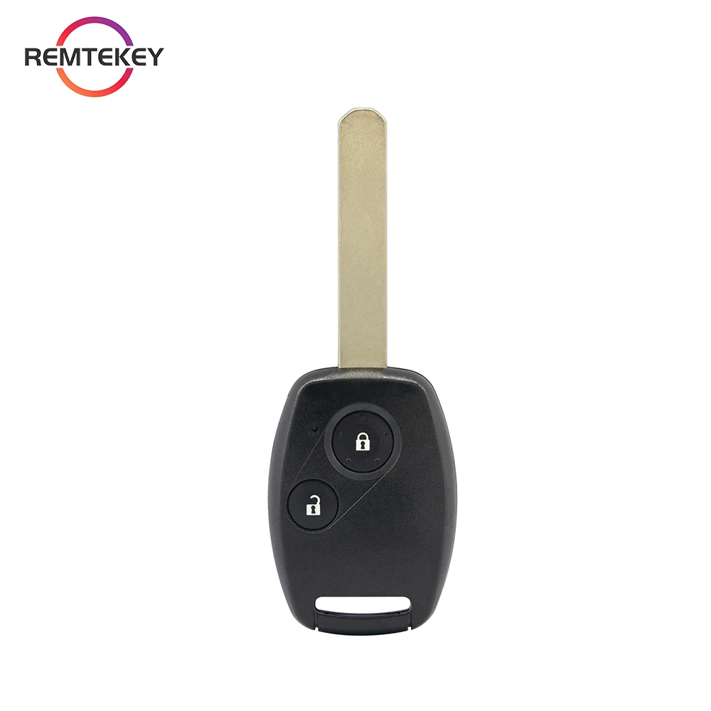 

REMTEKEY Remote Car Key Fob OUCG8D-380H-A 313.8/434Mhz HLIK-1T for Honda Accord Crv Fit Civic Odyssey 2 Button HON66 Blade